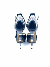 Load image into Gallery viewer, JIMMY CHOO Size 6 Black Suede Sandals