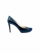 Load image into Gallery viewer, PRADA Size 8.5 Black Patent Leather Pumps