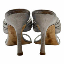 Load image into Gallery viewer, CHRISTIAN DIOR Metallic Leather Sandals | 7.5