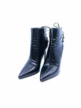 Load image into Gallery viewer, SAINT LAURENT Size 8.5 Black Leather Ankle Boot
