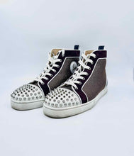 Load image into Gallery viewer, CHRISTIAN LOUBOUTIN Size 44 White, Brown Men's Sneakers