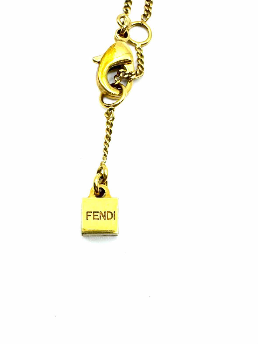 FENDI Black & Gold Necklace – Labels Luxury