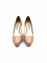 Load image into Gallery viewer, PRADA Size 6.5 Nude Patent Leather Solid Pumps