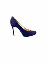 Load image into Gallery viewer, CHRISTIAN LOUBOUTIN Size 9 Grape Suede Pumps