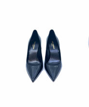 Load image into Gallery viewer, SAINT LAURENT Size 8 Black Patent Leather Pumps