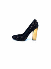 Load image into Gallery viewer, SIGERSON MORRISON Size 6.5 Brown Fabric Sequined Pumps