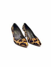 Load image into Gallery viewer, VALENTINO Size 9 Brown PONY HAIR Cheetah print Pumps