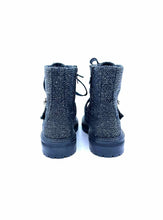 Load image into Gallery viewer, JIMMY CHOO Cora Size 6 Black, silver Tweed Solid Ankle Boot