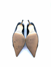 Load image into Gallery viewer, JIMMY CHOO Size 9 Black Snakeskin Solid Pumps