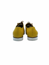 Load image into Gallery viewer, FENDI Size 8.5 Mustard Lizard Oxfords