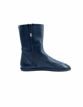 Load image into Gallery viewer, THE ROW Size 9 Black Leather Solid Ankle Boot