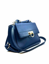 Load image into Gallery viewer, SALVATORE FERRAGAMO Black Leather Handbag
