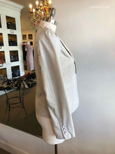 Load image into Gallery viewer, MARC JACOBS Size 6 Light Blue Stripe Blazer