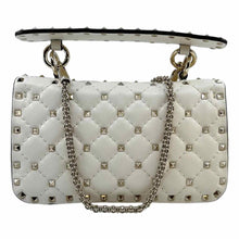 Load image into Gallery viewer, VALENTINO Nappa Rockstud Spike Leather Quilted Handbag