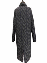 Load image into Gallery viewer, GIORGIO ARMANI Navy Wool Blend Coat | 8
