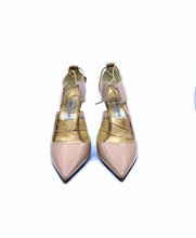 Load image into Gallery viewer, JIMMY CHOO Size 11 Nude Leather Pumps