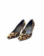 Load image into Gallery viewer, VALENTINO Size 9 Brown PONY HAIR Cheetah print Pumps