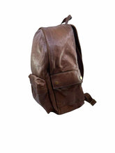 Load image into Gallery viewer, BRUNELLO CUCINELLI Brown Leather Solid Backpack