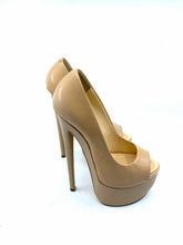 Load image into Gallery viewer, GIUSEPPE ZANOTTI Size 6 Nude Leather Solid Pumps
