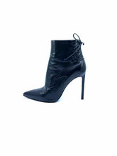 Load image into Gallery viewer, SAINT LAURENT Size 8.5 Black Leather Ankle Boot