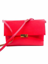Load image into Gallery viewer, STELLA MCCARTNEY Neon Orange Vegan Leather Solid Handbag