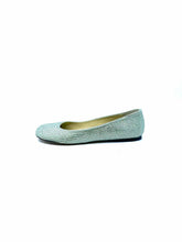 Load image into Gallery viewer, LOEWE Size 11 Pastel Green Crystal Solid Flats