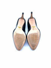 Load image into Gallery viewer, PRADA Size 8.5 Black Patent Leather Pumps