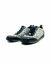 Load image into Gallery viewer, LOUIS VUITTON Size 7.5 Navy Canvas Leather Sneakers
