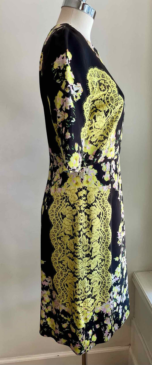 ERDEM Size 8 Black & Yellow Dress – Labels Luxury