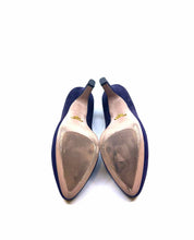 Load image into Gallery viewer, PRADA Size 8 Purple Suede Pumps