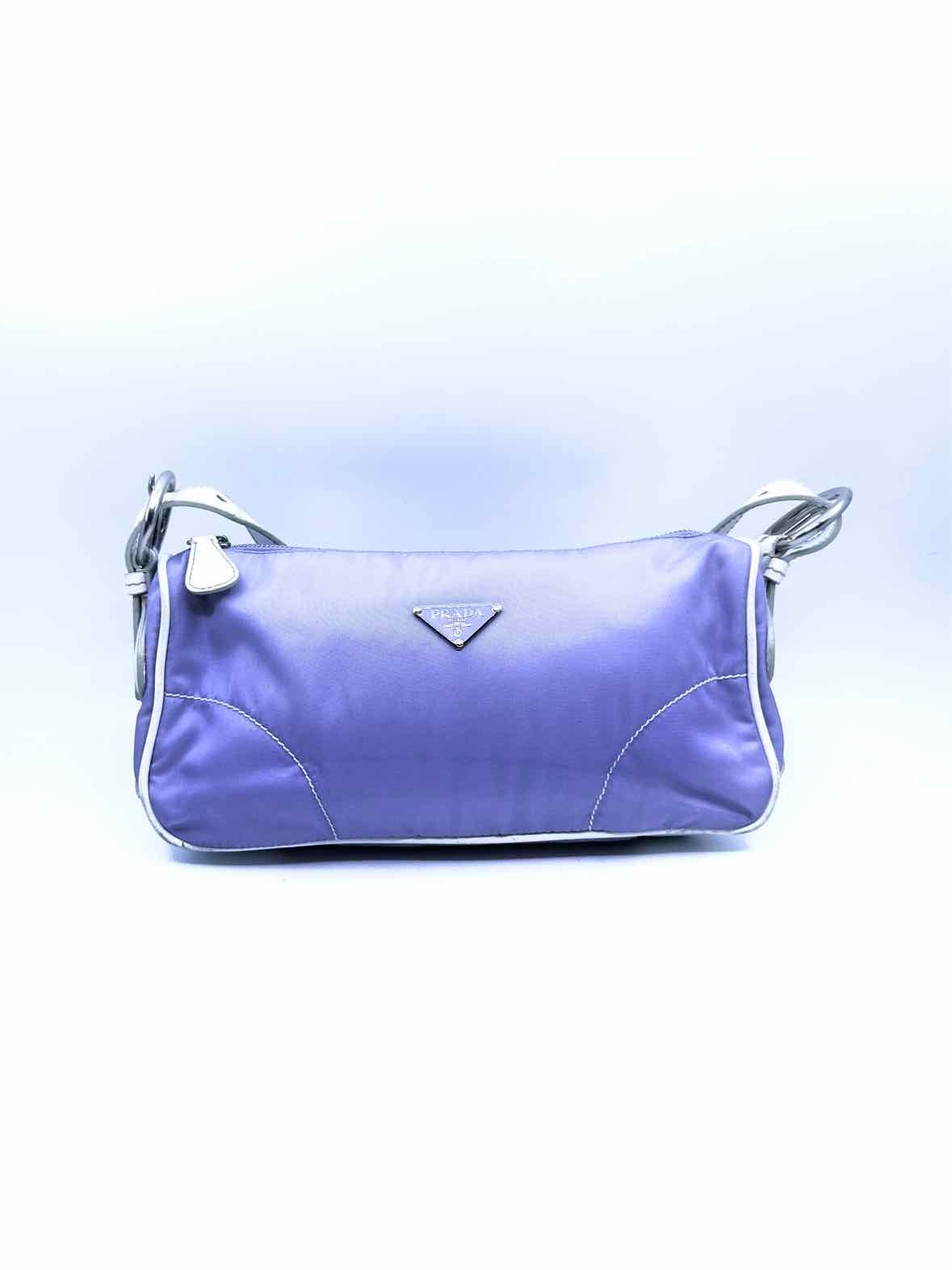 PRADA パープル ラベンダー ナイロン ハンドバッグ PRADA Lavender Nylon Handbag – Labels Luxury