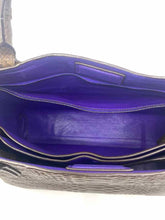 Load image into Gallery viewer, COACH Brown Python Solid Handbag