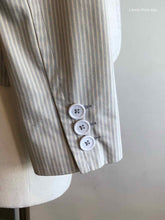Load image into Gallery viewer, MARC JACOBS Size 6 Light Blue Stripe Blazer