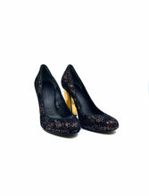 Load image into Gallery viewer, SIGERSON MORRISON Size 6.5 Brown Fabric Sequined Pumps