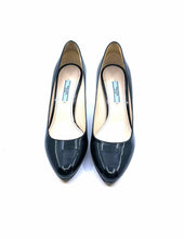 Load image into Gallery viewer, PRADA Size 8.5 Black Patent Leather Pumps
