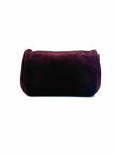 Load image into Gallery viewer, CAROLINA HERRERA Burgundy Suede Handbag
