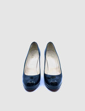 Load image into Gallery viewer, CHRISTIAN LOUBOUTIN Size 10 Black Patent Leather Solid Pumps