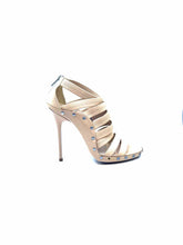Load image into Gallery viewer, JIMMY CHOO Size 9.5 Beige Leather Solid Sandals