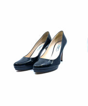 Load image into Gallery viewer, PRADA Size 8.5 Black Patent Leather Pumps