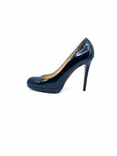 Load image into Gallery viewer, CHRISTIAN LOUBOUTIN Size 10 Black Patent Leather Solid Pumps