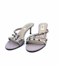 Load image into Gallery viewer, VALENTINO Size 6.5 Beige Rockstud Sandals