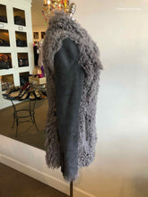 Load image into Gallery viewer, RAG & BONE Size 4 Grey Suede Jacket