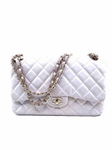 Load image into Gallery viewer, CHANEL Classic White Leather Handbag