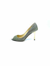 Load image into Gallery viewer, JIMMY CHOO Size 7.5 Silver Pumps