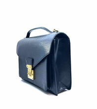 Load image into Gallery viewer, LOUIS VUITTON Pochette Metis Black Leather Epi Handbag