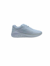 Load image into Gallery viewer, CHANEL Size 9.5 White Sequined Solid Sneakers