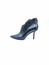 Load image into Gallery viewer, JIMMY CHOO Size 6 Gunmetal Leather Metallic Solid Ankle Boot