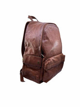 Load image into Gallery viewer, BRUNELLO CUCINELLI Brown Leather Solid Backpack