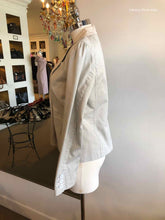 Load image into Gallery viewer, MARC JACOBS Size 6 Light Blue Stripe Blazer