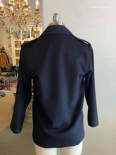 Load image into Gallery viewer, LIBERTINE Size XS Black Cashmere Blend Floral Jacket